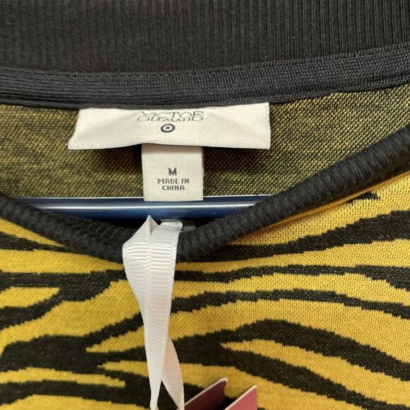 Victor Glemaud sweater tunic top Womens Size Medium Animal Print Long Sleeve - Picture 4 of 4